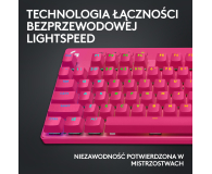 LOGITECH G PRO X TKL Lightspeed Tactile magenta 920-012159 - 1172774 - zdjęcie 8